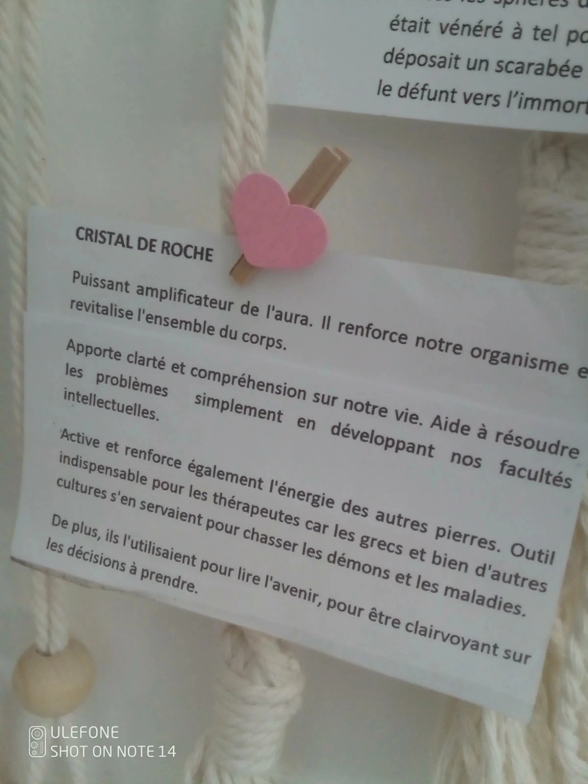 Bracelet pierres naturelles de cristal de roche – photo 4